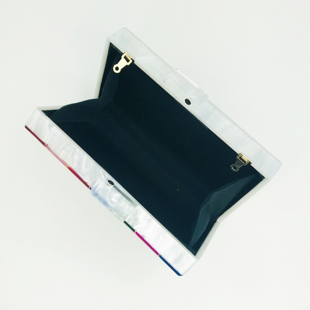Acrylic Party Box in Triangle Multicolor - Picture 8 of 8